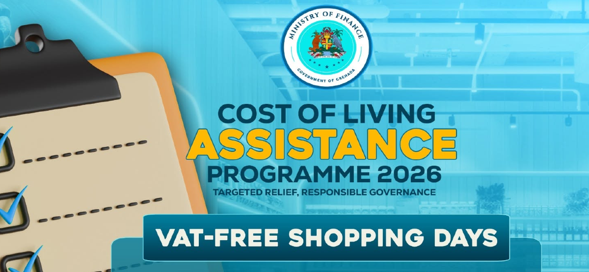 Grenada Cost of Living Relief: 2026 VAT-Free Shopping Days